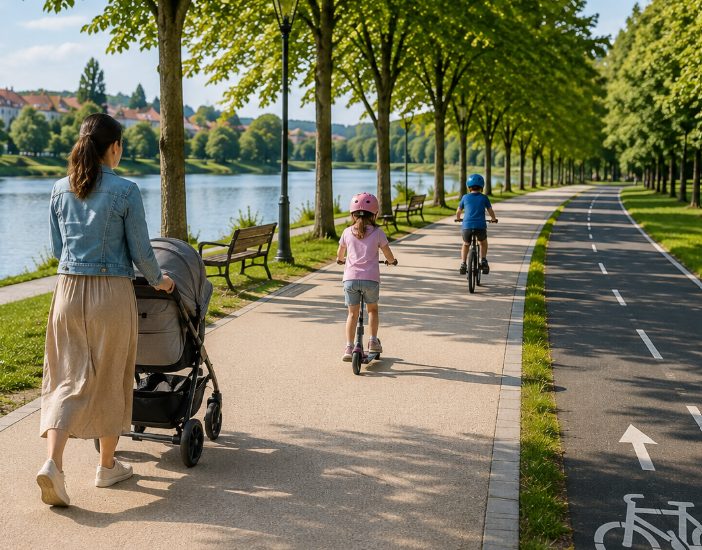 Vizualizace: zpevněná promenáda na Podskalí